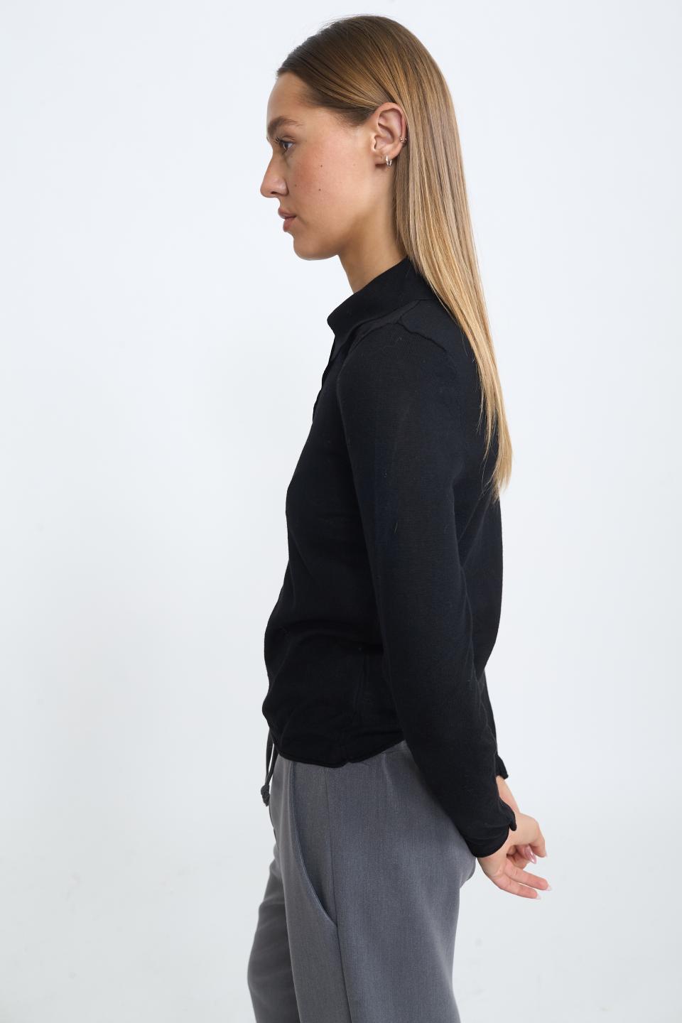 Maglia polo nero - Autunno - Inverno 2025 | Brend