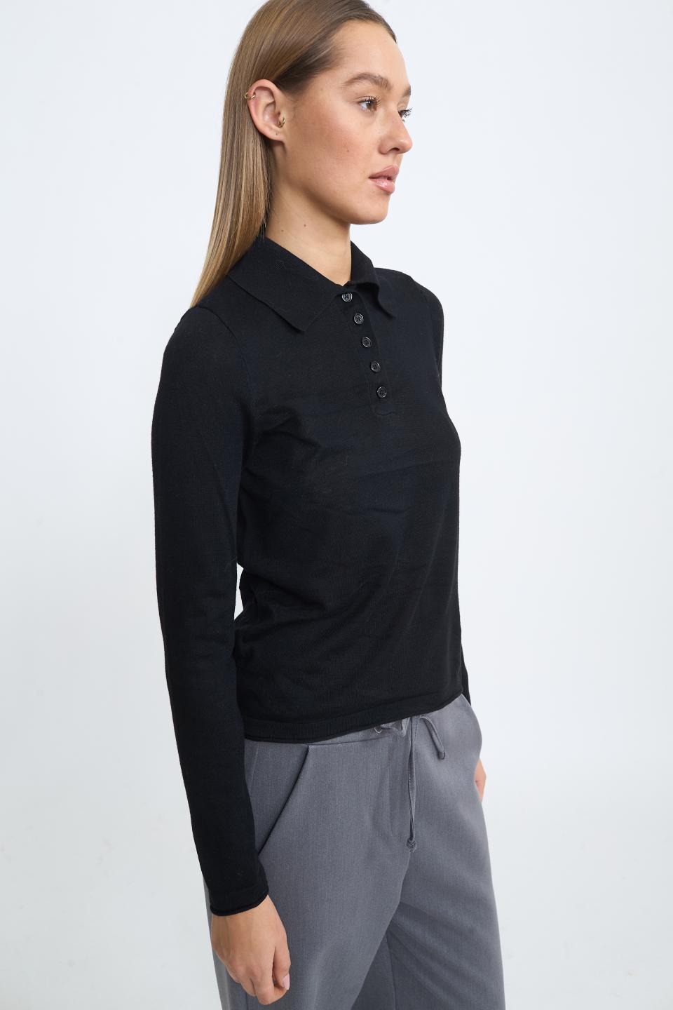 Maglia polo nero - Autunno - Inverno 2025 | Brend
