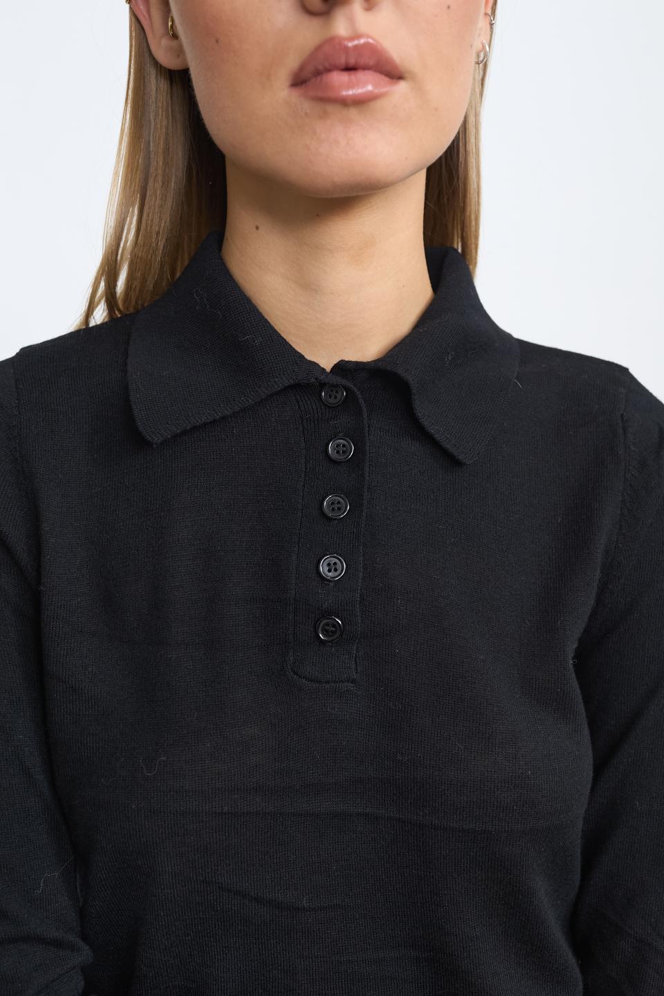 Maglia polo nero - Autunno - Inverno 2025 | Brend