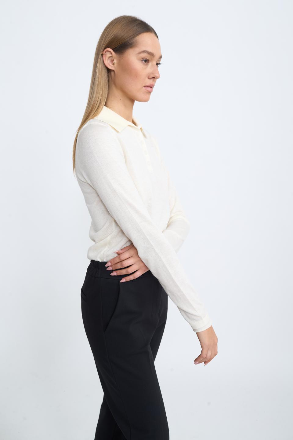 Maglia polo panna - Autunno - Inverno 2025 | Brend