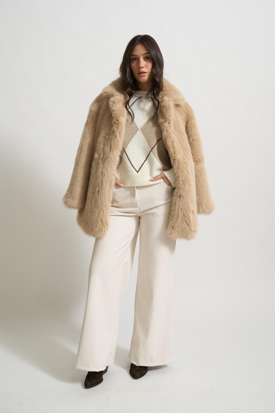 Maglia girocollo rombi | Brend