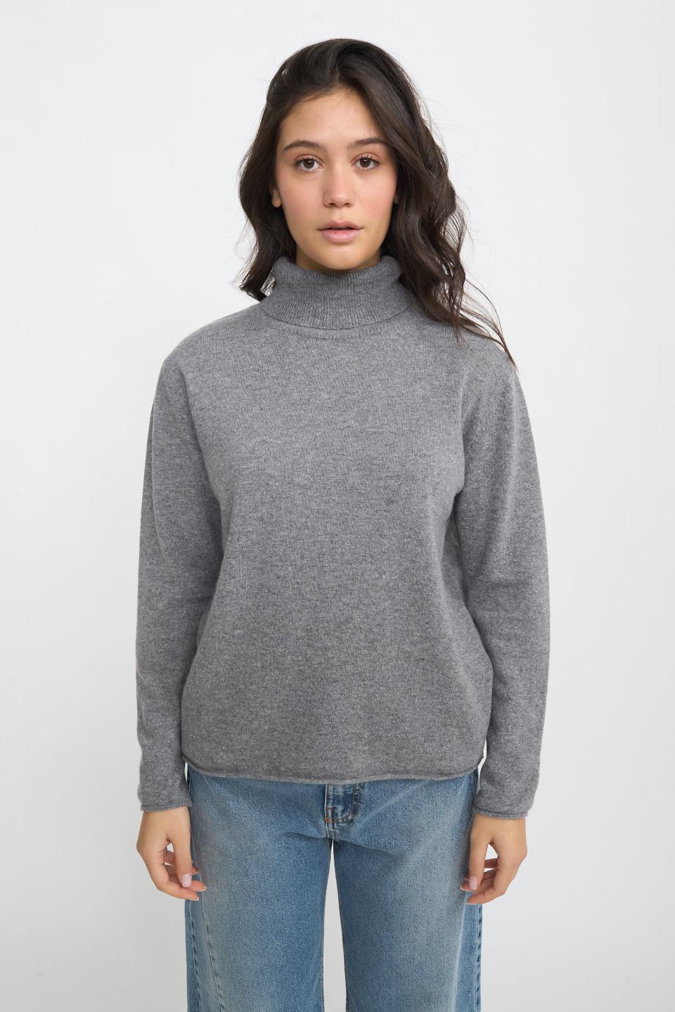 Maglia collo alto lana | Brend