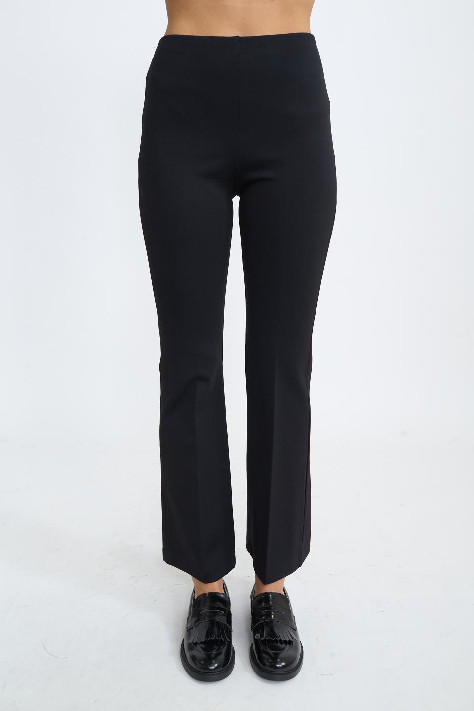Pantalone flare punto Milano nero - Autunno - Inverno 2025 | Brend