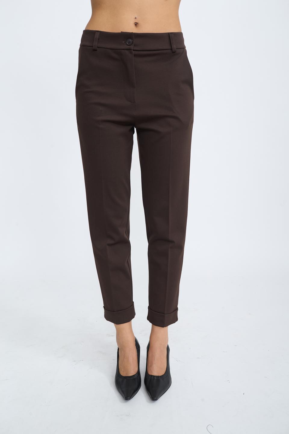 Pantalone risvolto punto Milano moro - Autunno - Inverno 2025 | Brend