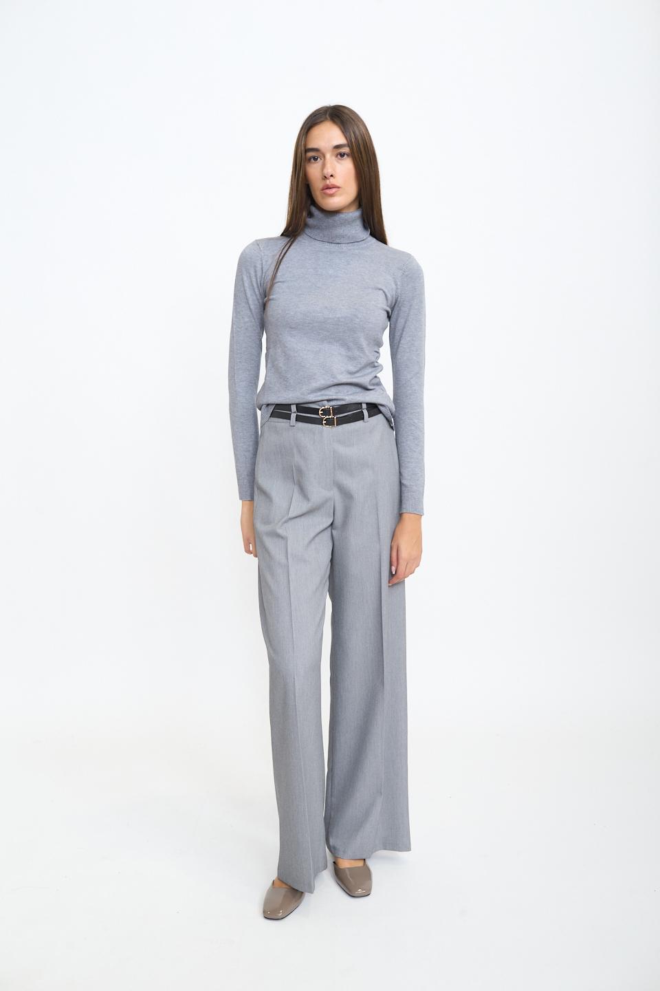 Pantalone palazzo doppia cintura | Brend