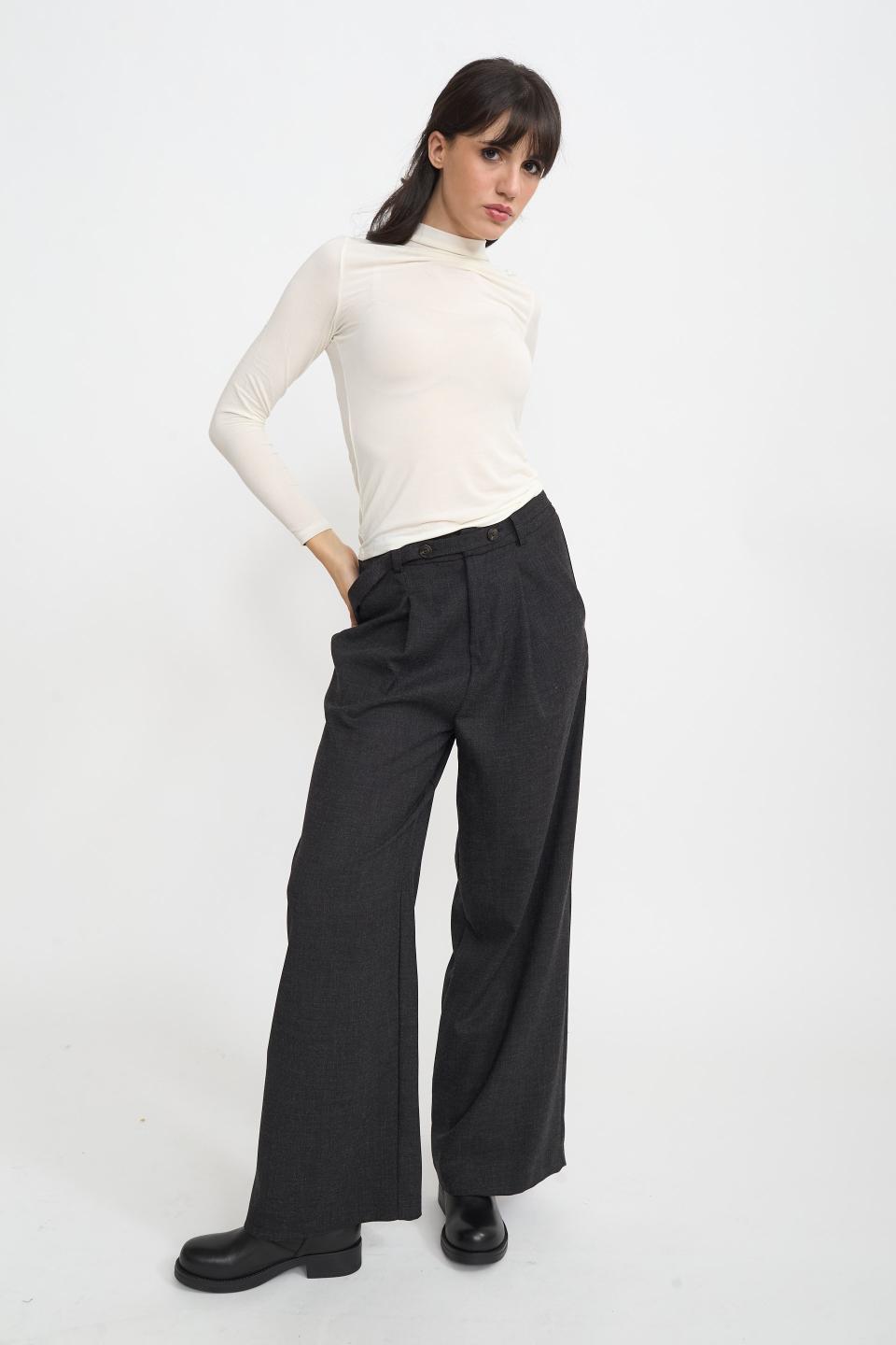 Pantalone palazzo cinta | Brend