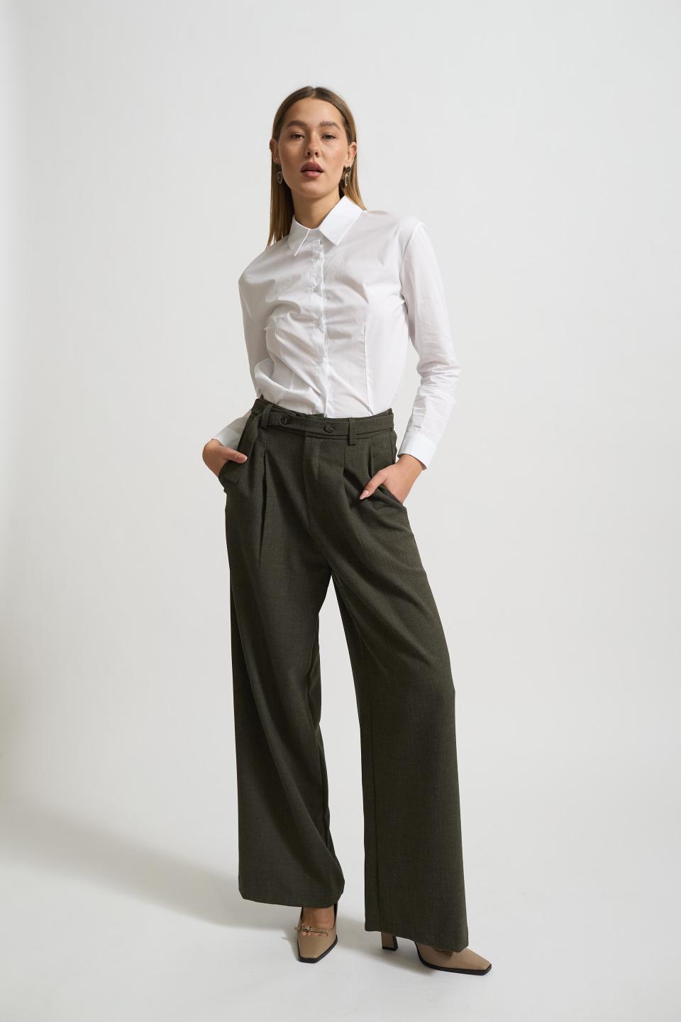 Pantalone palazzo cinta | Brend