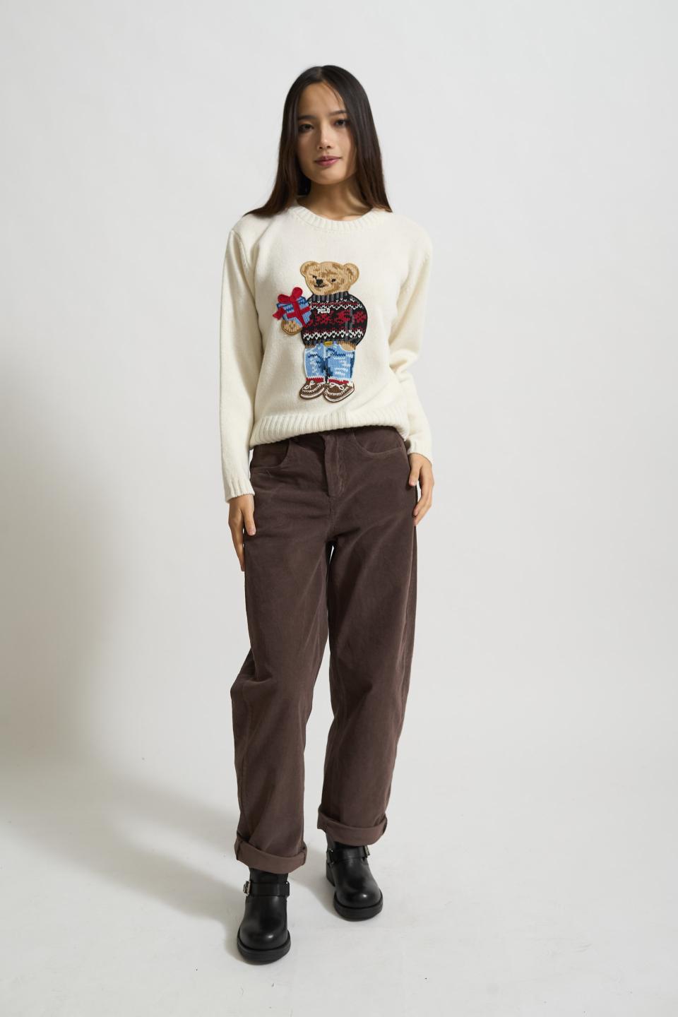 Pantalone barrel velluto | Brend