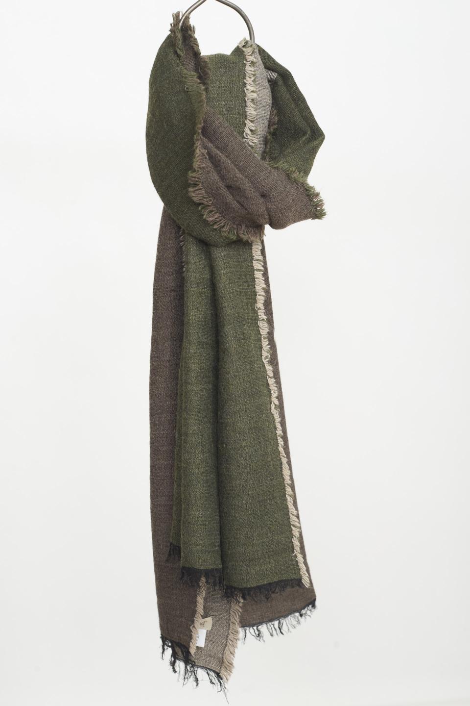 Sciarpa sfrangiata bicolore | Brend