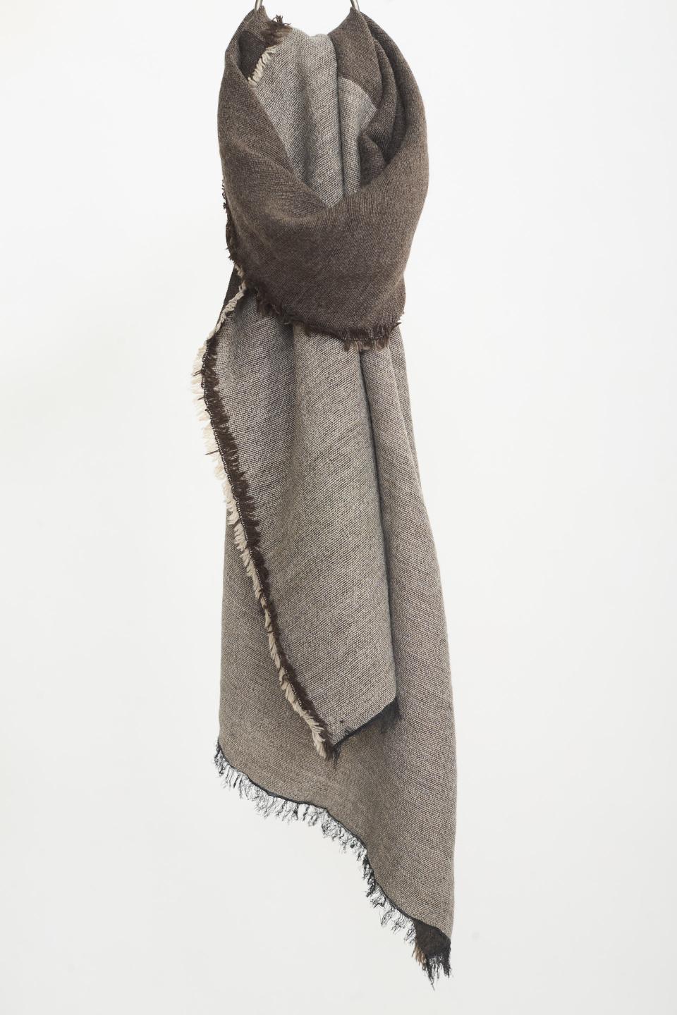 Sciarpa sfrangiata bicolore | Brend