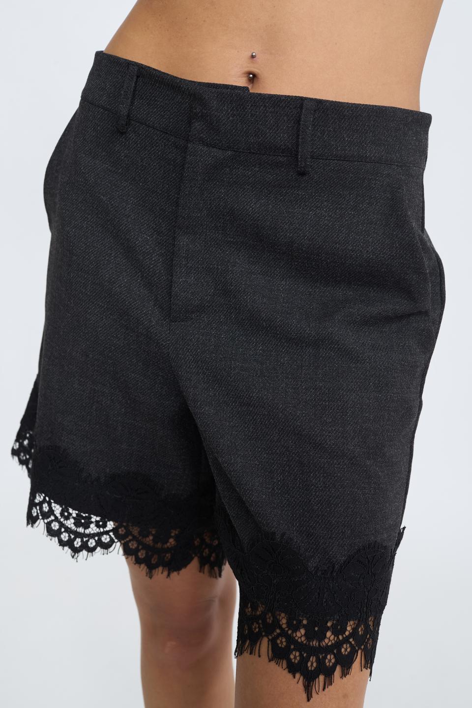 Shorts orlo pizzo nero - Autunno - Inverno 2025 | Brend