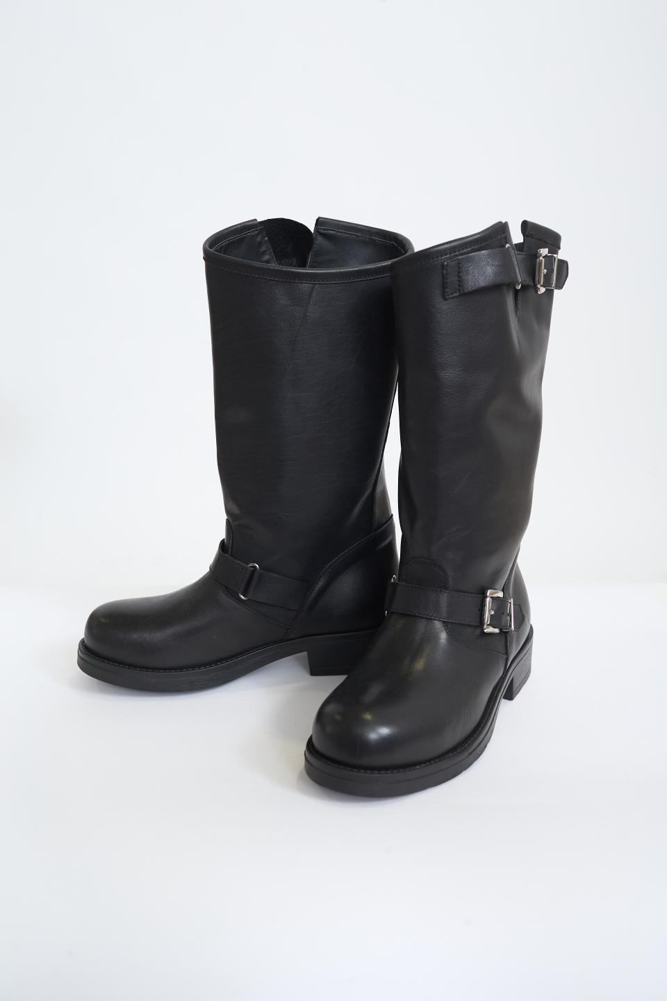 Stivale biker nero - Autunno - Inverno 2025 | Brend