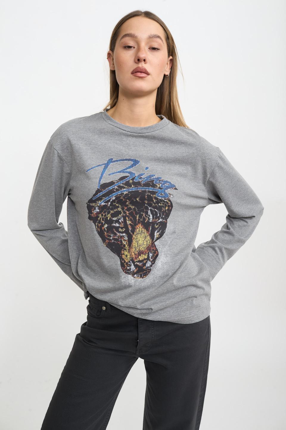 T-shirt manica lunga Leopardo | Brend