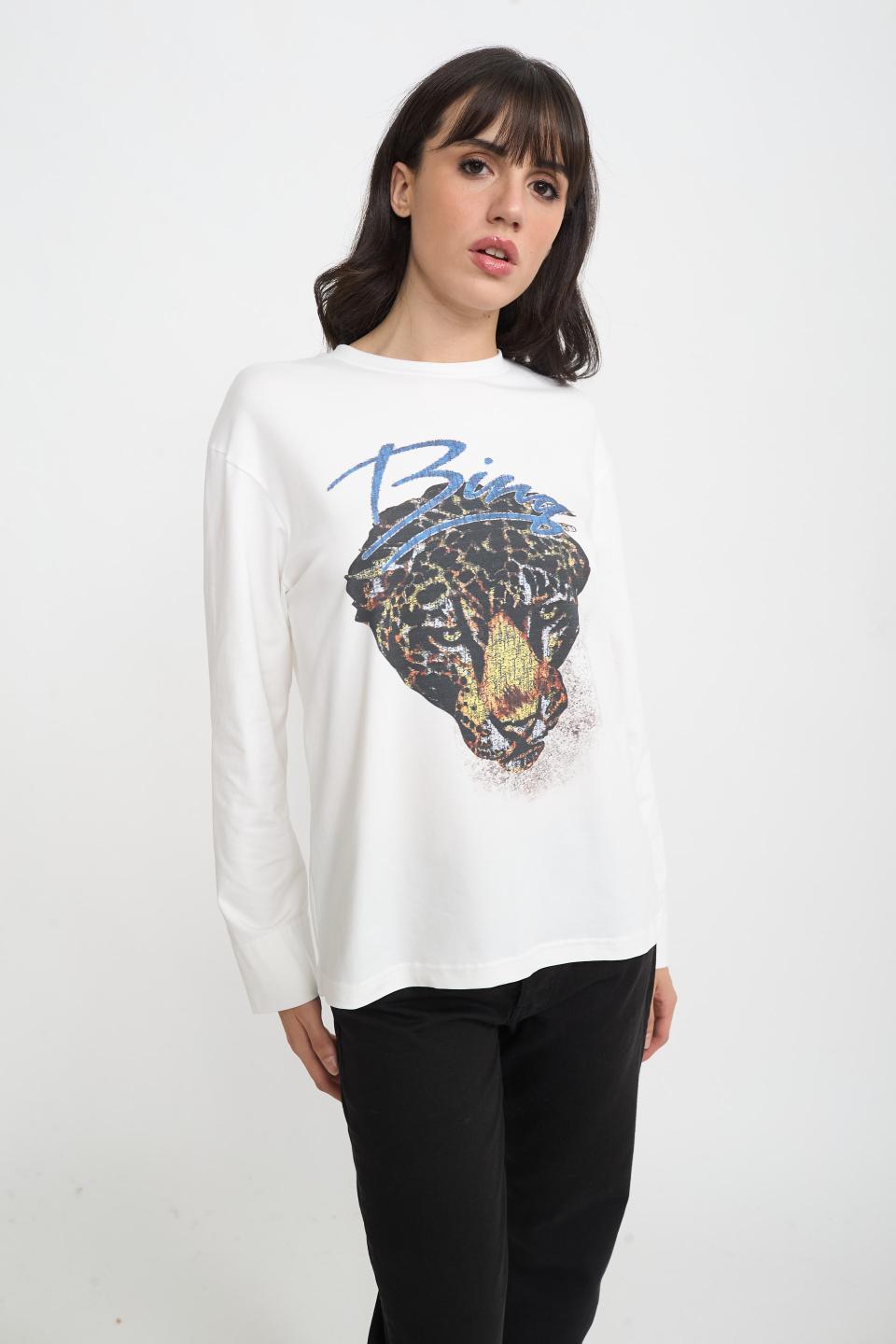 T-shirt manica lunga Leopardo | Brend