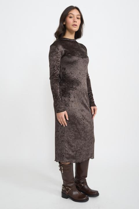 Abito vulcano strass moro - Autunno - Inverno 2025 | Brend