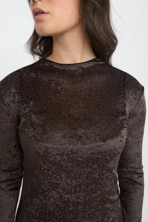 Abito vulcano strass moro - Autunno - Inverno 2025 | Brend