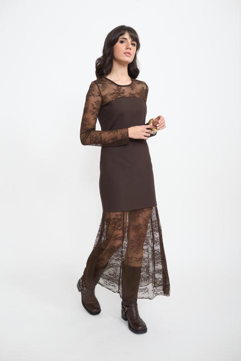 Abito tubino pizzo moro - Autunno - Inverno 2025 | Brend