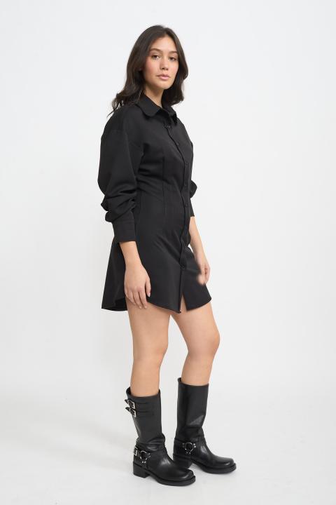 Abito camicia nero - Autunno - Inverno 2025 | Brend