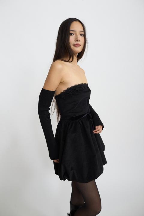 Abito-mini palloncino nero - Autunno - Inverno 2025 | Brend