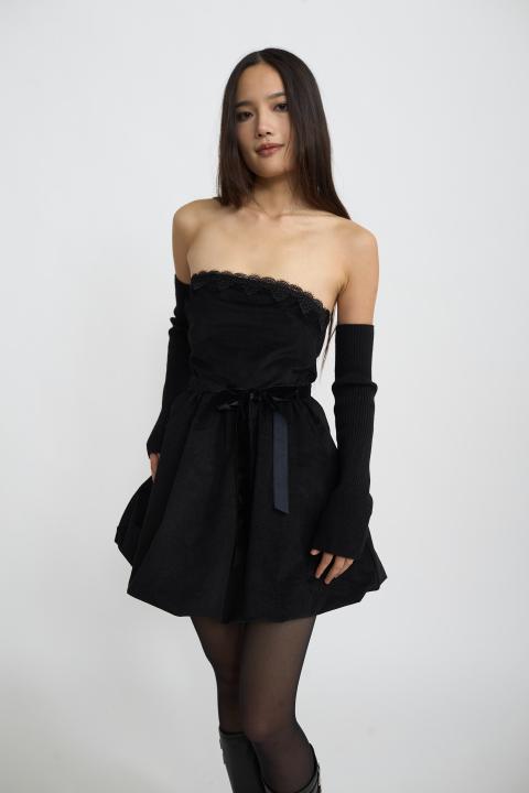 Abito-mini palloncino nero - Autunno - Inverno 2025 | Brend