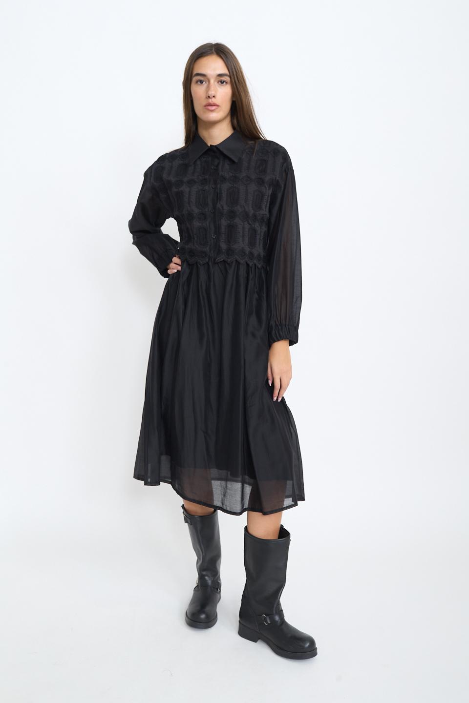 Chemisier pizzo nero - Autunno - Inverno 2025 | Brend