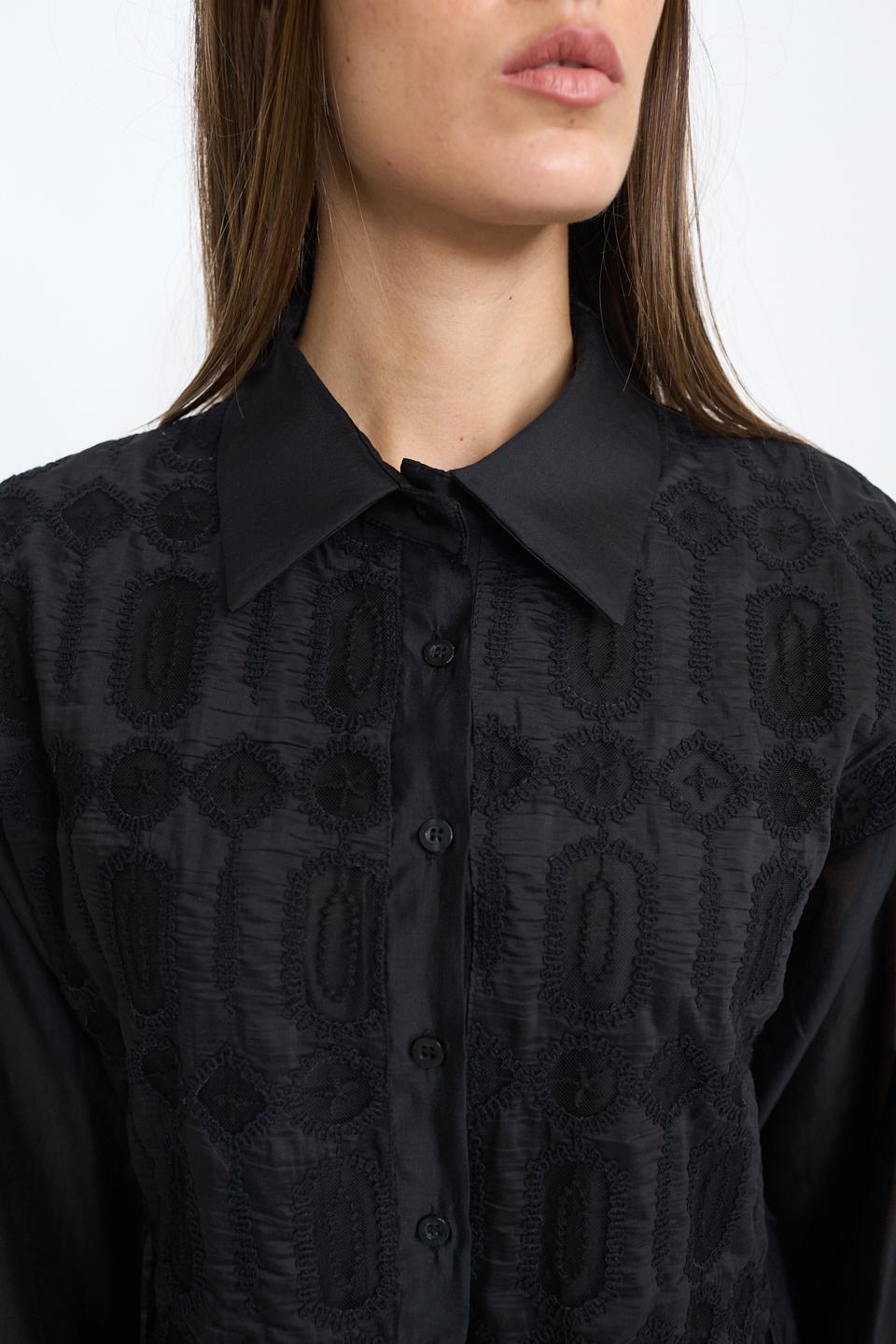 Chemisier pizzo nero - Autunno - Inverno 2025 | Brend
