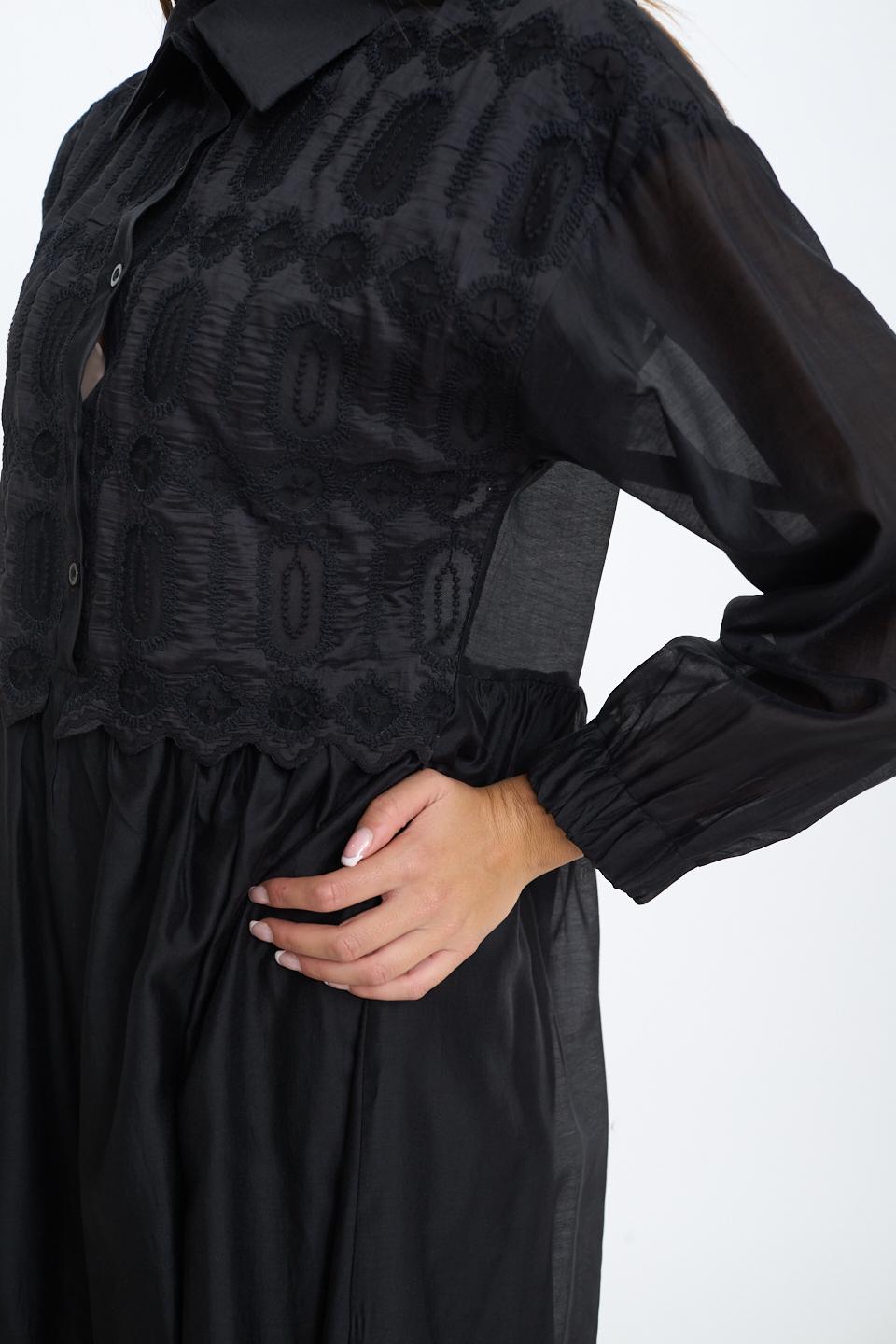 Chemisier pizzo nero - Autunno - Inverno 2025 | Brend