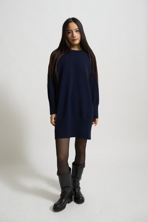 Abito midi maglia blu - Autunno - Inverno 2025 | Brend