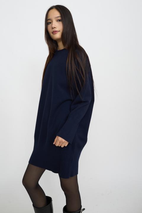 Abito midi maglia blu - Autunno - Inverno 2025 | Brend