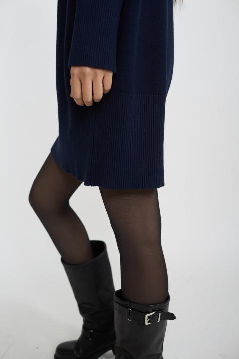 Abito midi maglia blu - Autunno - Inverno 2025 | Brend