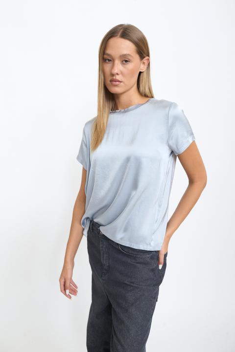 Blusa 1/2 manica argento - Autunno - Inverno 2025 | Brend