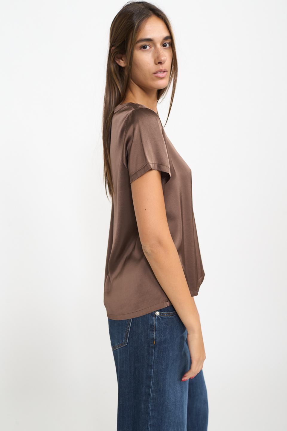 Blusa 1/2 manica espresso - Autunno - Inverno 2026 | Brend