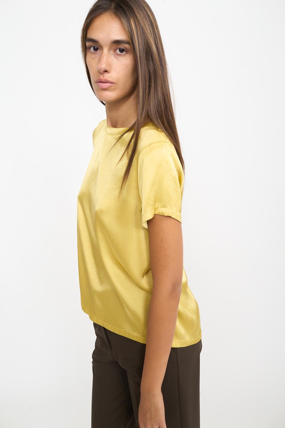Blusa 1/2 manica giallo minerale - Autunno - Inverno 2026 | Brend