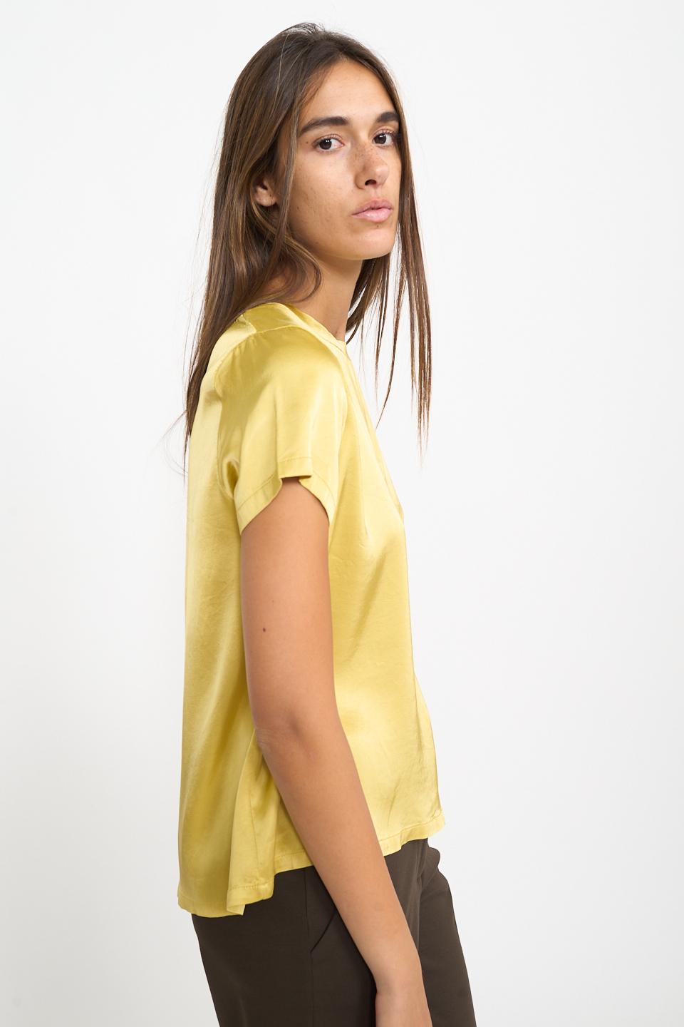 Blusa 1/2 manica giallo minerale - Autunno - Inverno 2026 | Brend