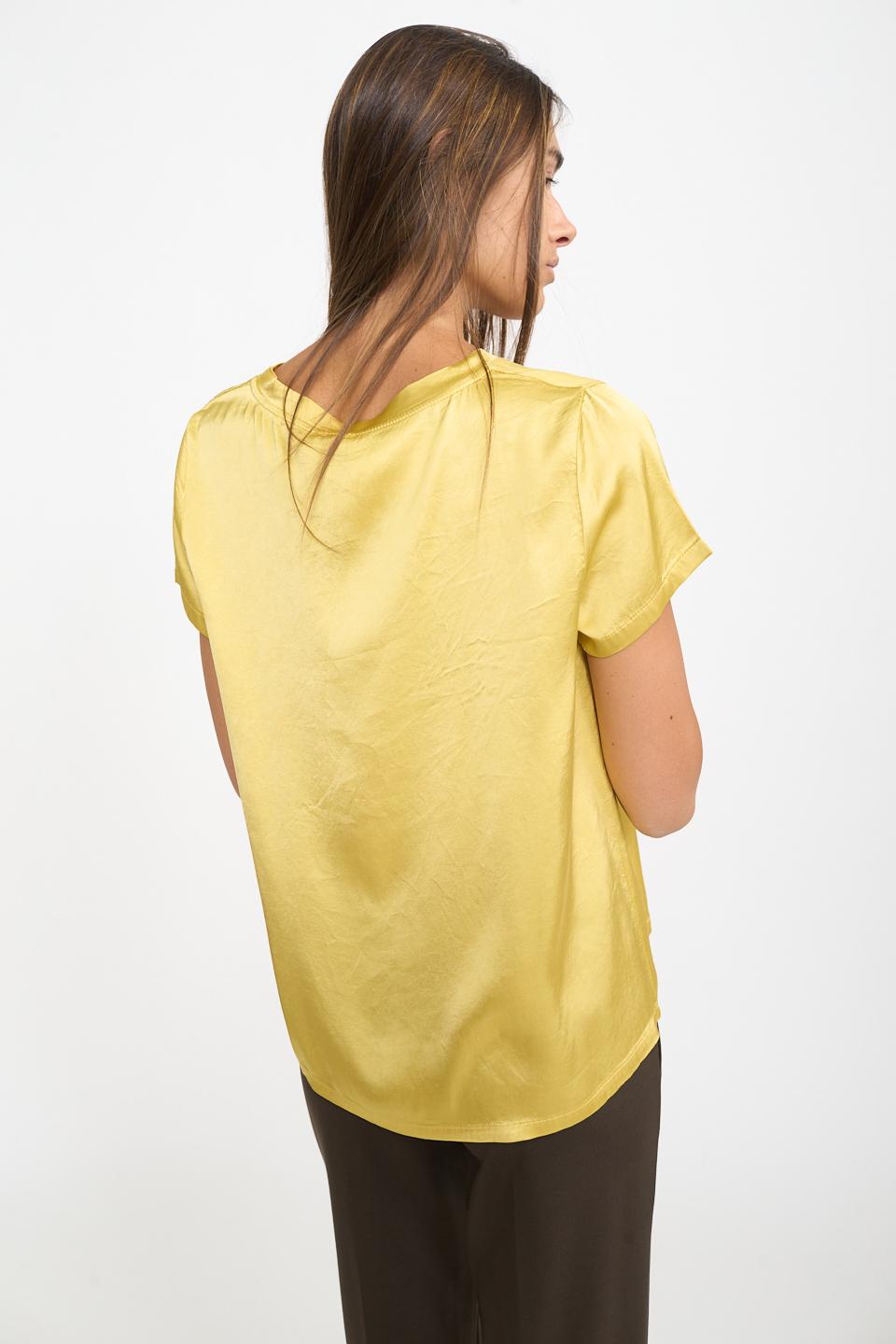 Blusa 1/2 manica giallo minerale - Autunno - Inverno 2026 | Brend