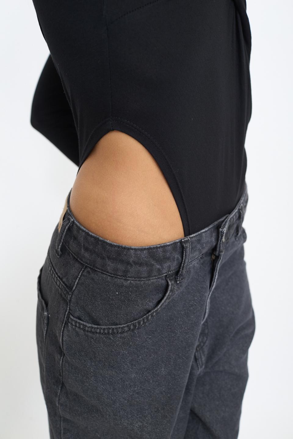 Body nodo viscosa nero - Autunno - Inverno 2025 | Brend