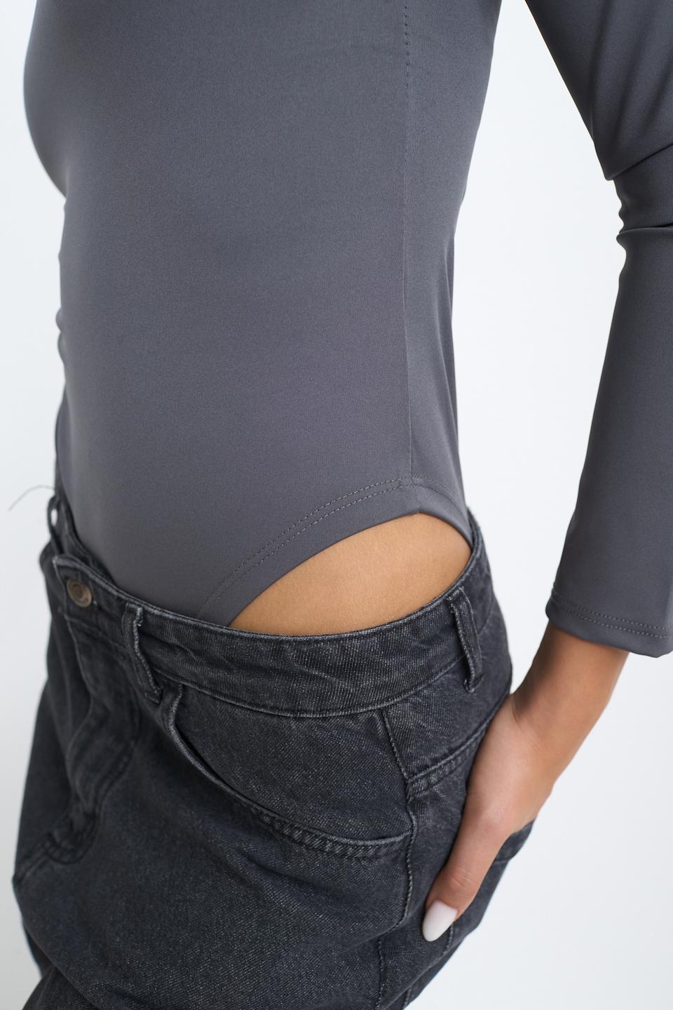 Body scollo rotondo grigio - Autunno - Inverno 2025 | Brend