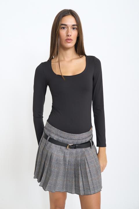 Body scollo rotondo nero - Autunno - Inverno 2025 | Brend