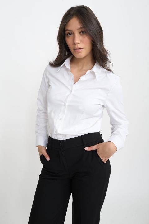 Camicia body bianco ox - Autunno - Inverno 2025 | Brend