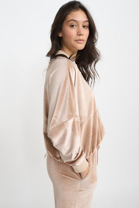 Bomber zip ciniglia beige - Autunno - Inverno 2025 | Brend