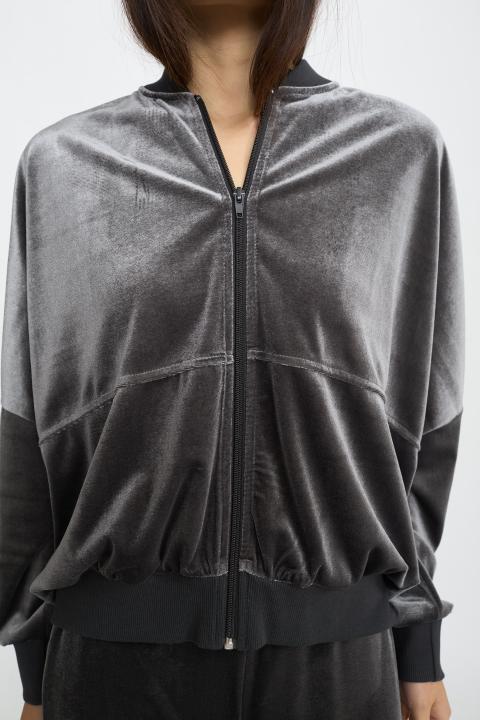 Bomber zip ciniglia grigio - Autunno - Inverno 2025 | Brend