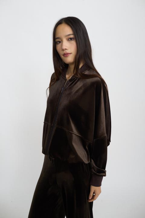 Bomber zip ciniglia moro - Autunno - Inverno 2025 | Brend