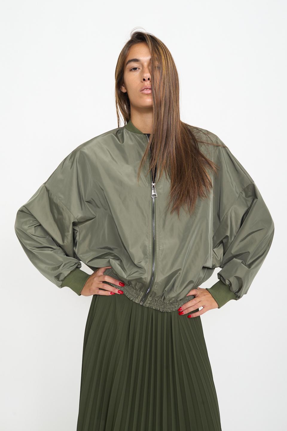 Bomber over taffetà militare - Autunno - Inverno 2026 | Brend