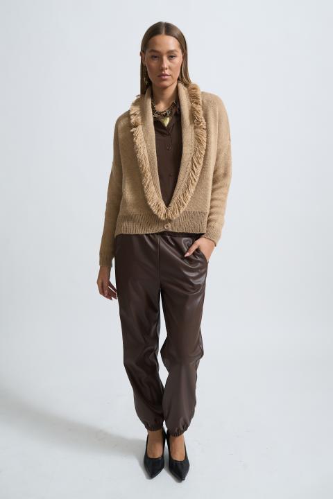 Bomber frange camel - Autunno - Inverno 2025 | Brend