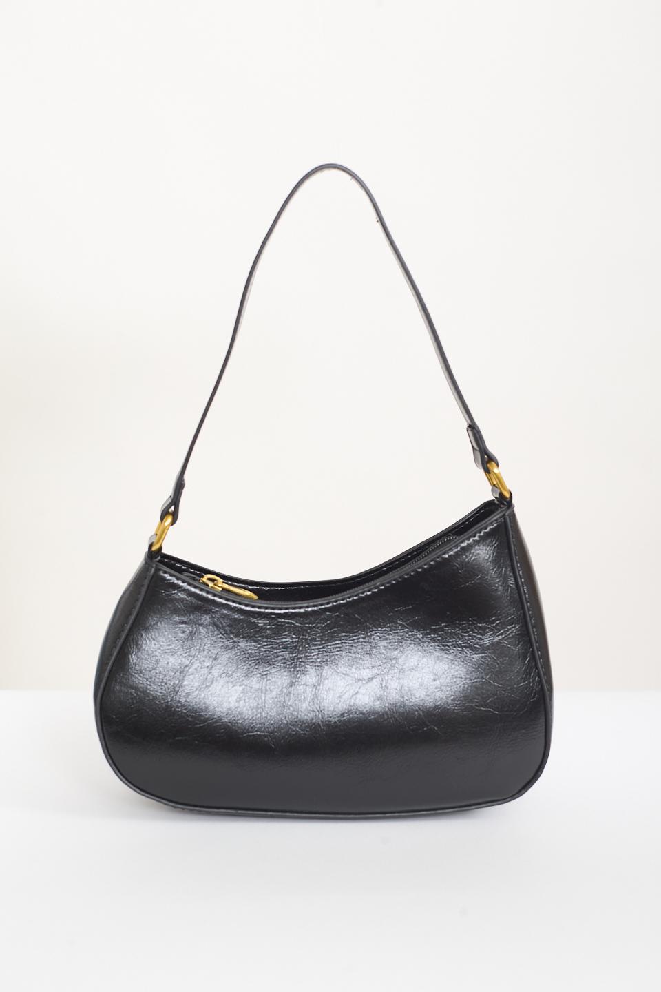 Borsa a spalla asimmetrica black - Autunno - Inverno 2025 | Brend