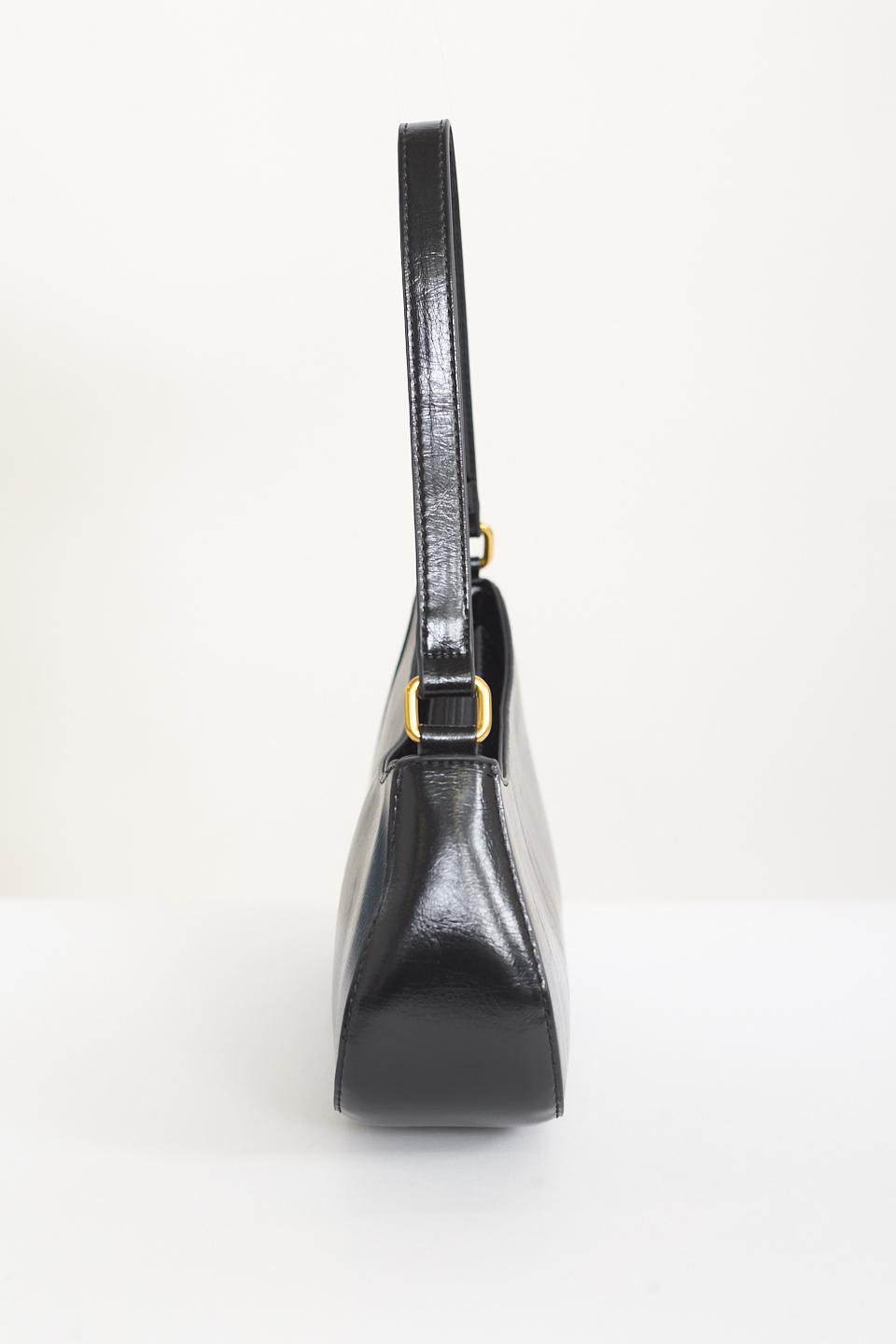 Borsa a spalla asimmetrica black - Autunno - Inverno 2025 | Brend