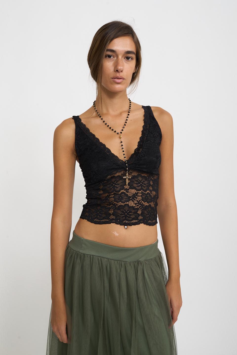 Bralette pizzo nero - Autunno - Inverno 2025 | Brend