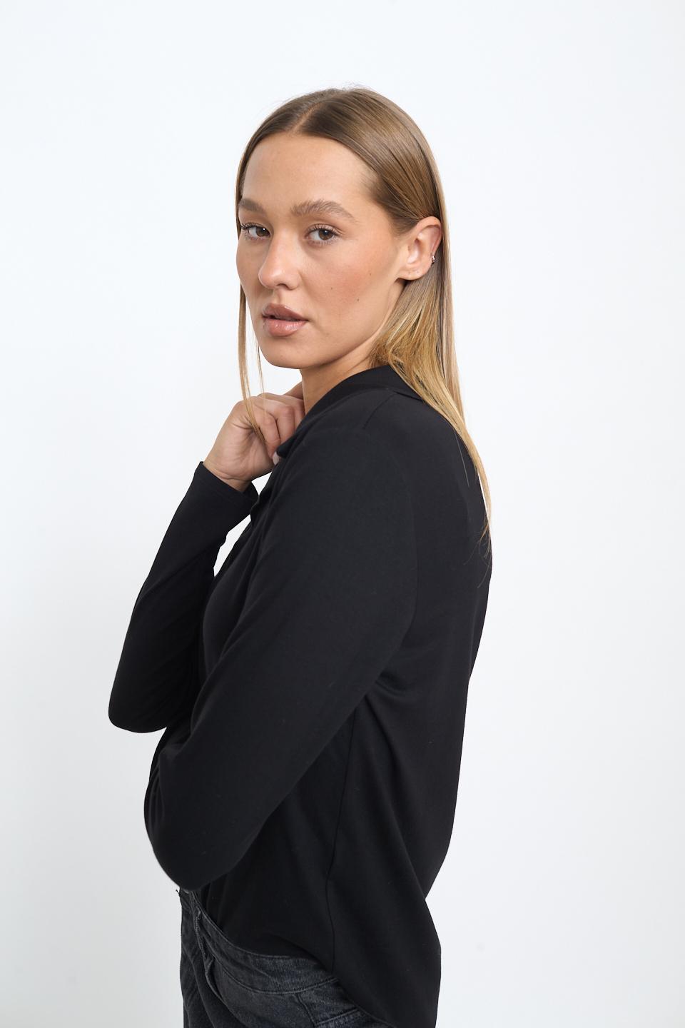 Camicia jersey nero - Autunno - Inverno 2025 | Brend