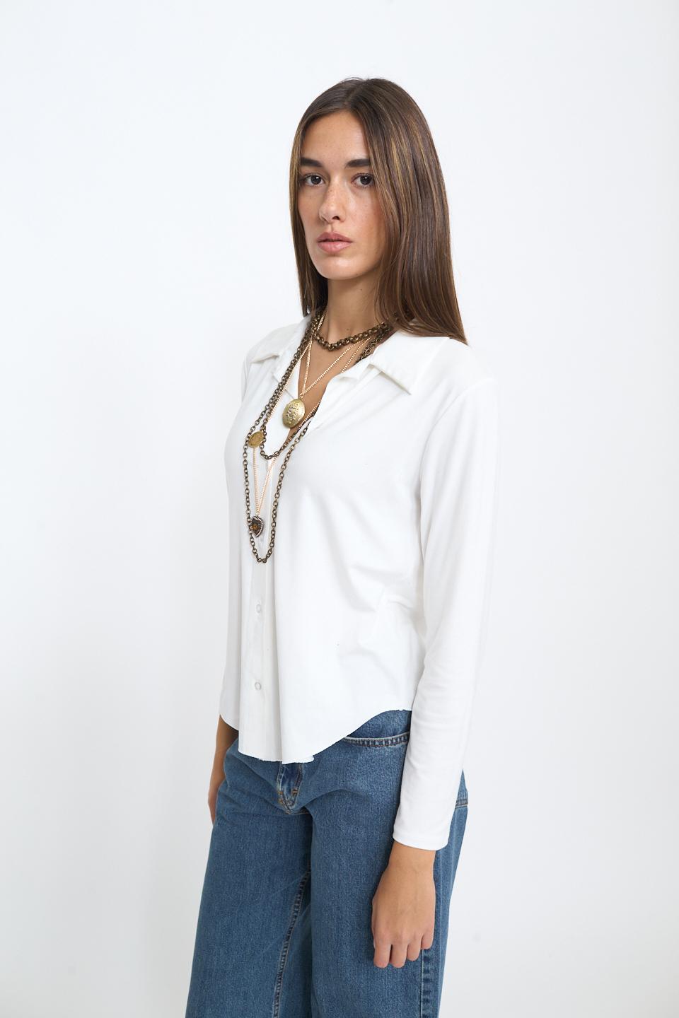 Camicia jersey panna - Autunno - Inverno 2025 | Brend