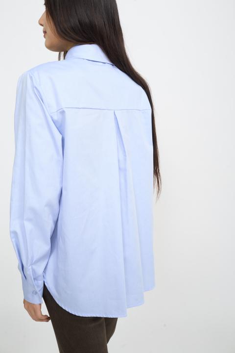 Camicia body cotone celeste oxford - Autunno - Inverno 2025 | Brend